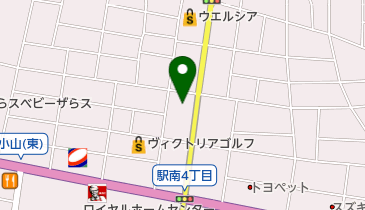 ドコモショップ小山東店 トイレの地図画像