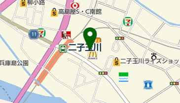 ドコモショップ二子玉川店 トイレの地図画像