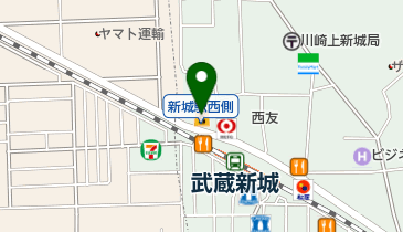 ドコモショップ新城店 トイレの地図画像