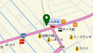 ドコモショップ東金店 トイレの地図画像