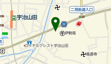 ドコモショップ宇治山田店 トイレの地図画像