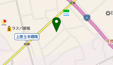 ドコモショップラスパ御嵩店 トイレの地図画像