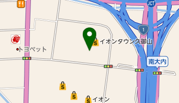 ドコモショップ久御山店 トイレの地図画像