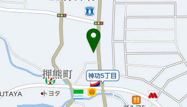 ドコモショップ押熊店 トイレの地図画像