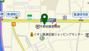 ドコモショップ喜連瓜破店 トイレの地図画像