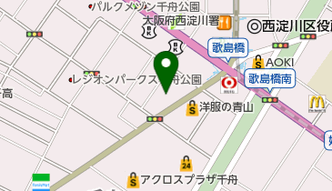 ドコモショップ歌島橋店 トイレの地図画像