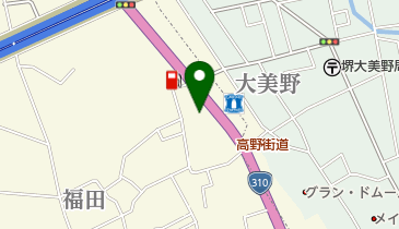 ドコモショップ堺福田店 トイレの地図画像