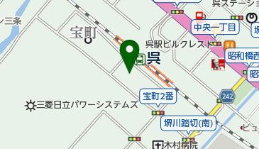 ドコモショップレクレ店 トイレの地図画像