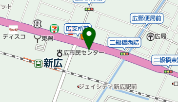 ドコモショップ広店 トイレの地図画像