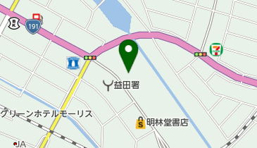 ドコモショップ益田店 トイレの地図画像