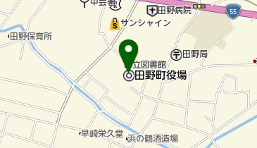 ドコモショップ田野店 トイレの地図画像