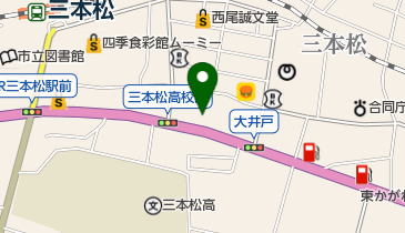 ドコモショップ三本松店 トイレの地図画像