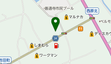 ドコモショップ善通寺店 トイレの地図画像