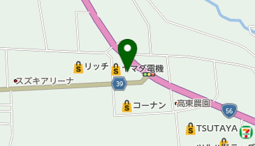 ドコモショップ土佐店 トイレの地図画像