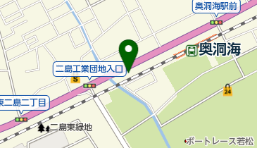ドコモショップ若松店 トイレの地図画像