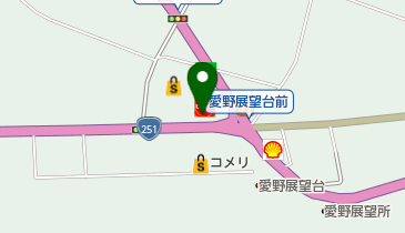 ドコモショップ愛野展望台店 トイレの地図画像
