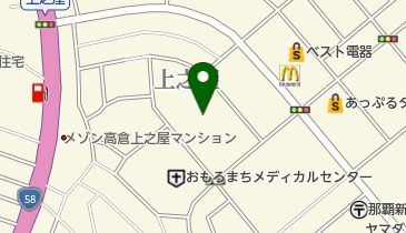ドコモショップ壺川店 トイレの地図画像
