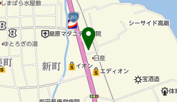 ドコモショップ島原高島店 トイレの地図画像