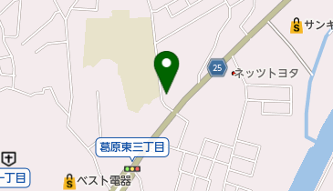 ドコモショップ小倉沼店 トイレの地図画像