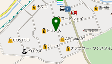 ドコモショップトリアス久山店 トイレの地図画像