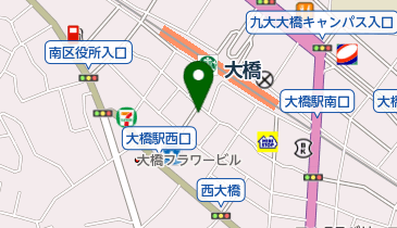 ドコモショップ大橋店 トイレの地図画像