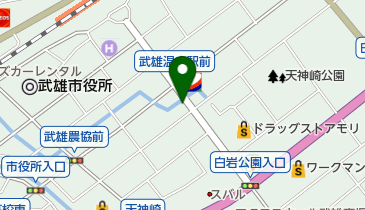 ドコモショップ武雄店 トイレの地図画像