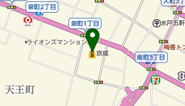 京成百貨店 トイレの地図画像