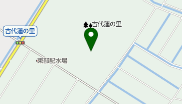古代蓮の里 公衆トイレの地図画像