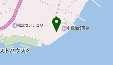 松島温泉 ホテル絶景の館 トイレの地図画像