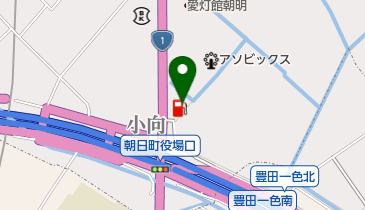 養三石朝日SS トイレの地図画像