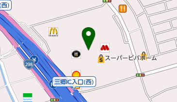 スーパービバホーム 三郷店 トイレの地図画像
