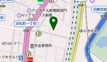 三井ガーデンホテル汐留 イタリア街 1F トイレの地図画像