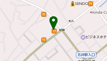 びっくりドンキー 市原五井店 トイレの地図画像