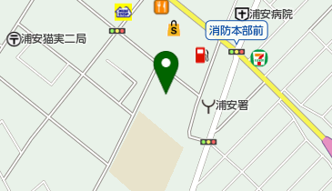 浦安市中央武道館 トイレの地図画像