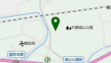 大磯城山公園 茶室城山庵 トイレの地図画像