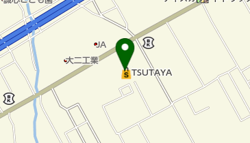 TSUTAYA 丸亀郡家店 トイレの地図画像