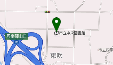 篠山市立図書館 トイレの地図画像