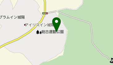 城陽市民体育館 トイレの地図画像