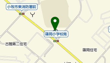 小牧市東部市民センター トイレの地図画像