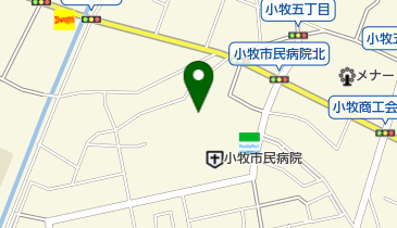 小牧市民病院 トイレの地図画像