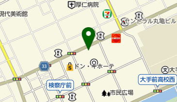 丸亀市役所 トイレの地図画像