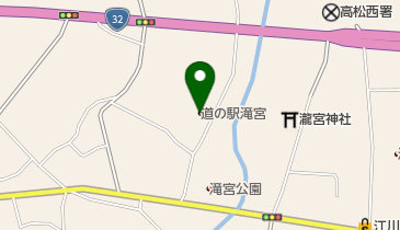 道の駅 滝ノ宮 トイレの地図画像
