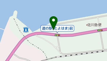 道の駅 とよはま トイレの地図画像