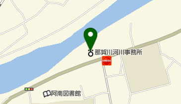 国土交通省 四国地方整備局 那賀川河川事務所 トイレの地図画像