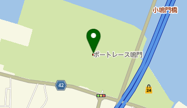 鳴門市競艇場 トイレの地図画像