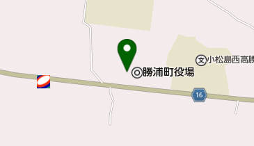 勝浦町役場 トイレの地図画像