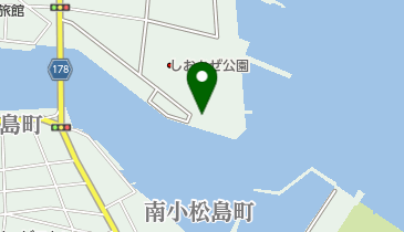 しおかぜ公園 トイレの地図画像