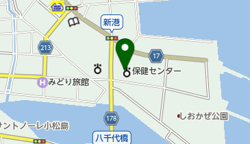 小松島市保健センタ- トイレの地図画像