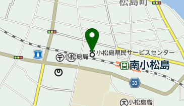 小松島県民サービスセンター トイレの地図画像