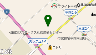 清田区体育館温水プール トイレの地図画像